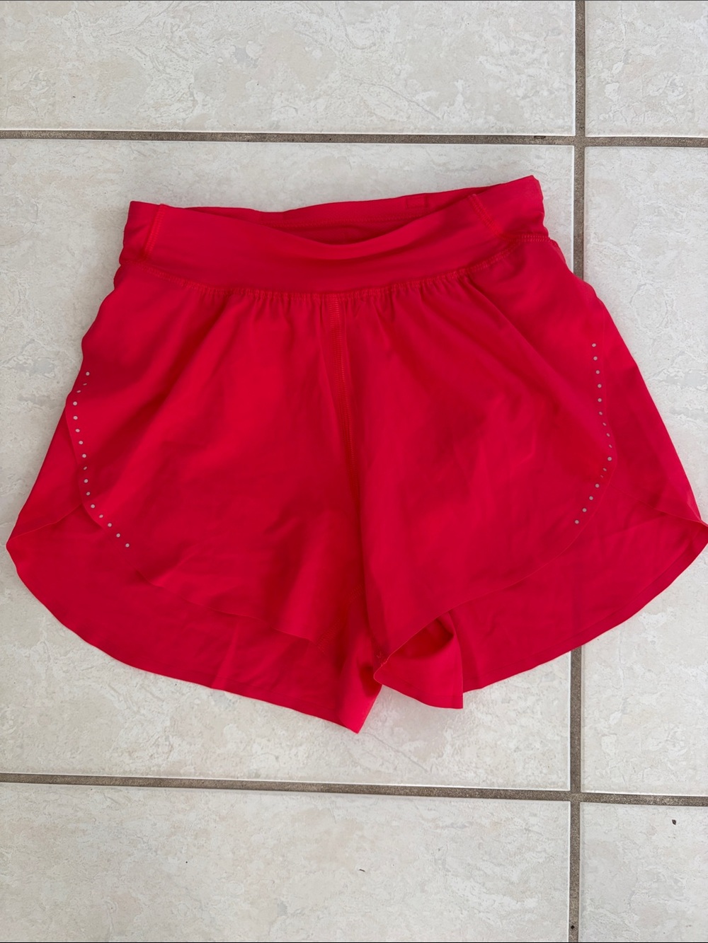 lululemon athletica Bright Red Women's Athletic Shorts